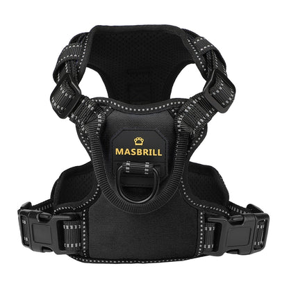 No Pull Dog Harness: Breathable Reflective for Outdoor Training Small to Large Dogs - Annie Paw WearCollar & LeashAnniePaw Wear