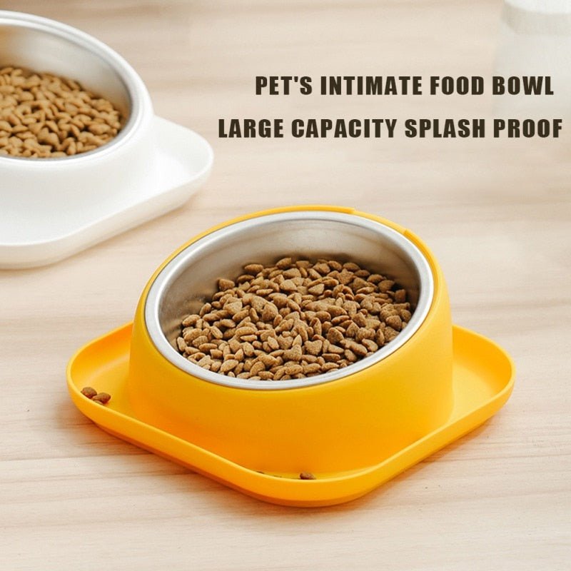 Non-Skid Cat Food Bowl Tilted Angle No-Spill Cat Food Bowl Dog Cat Food Bowl - Annie Paw WearHome Dog AccessoriesAnniePaw Wear