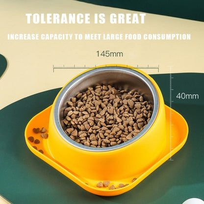 Non-Skid Cat Food Bowl Tilted Angle No-Spill Cat Food Bowl Dog Cat Food Bowl - Annie Paw WearHome Dog AccessoriesAnniePaw Wear