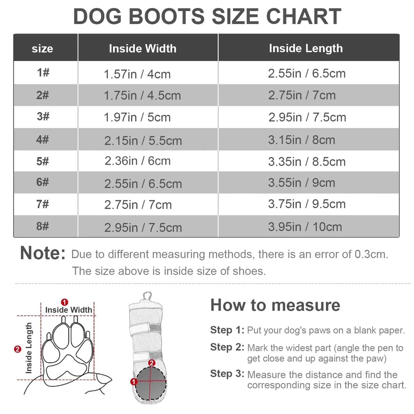 Nonslip Outdoor High Boots For Small Medium Large Dog Winter Dog Snow Boots Waterproof Reflective Paw Protector Pet Snow Booties - Annie Paw WearOutdoor AccessaryAnnie Paw Wear