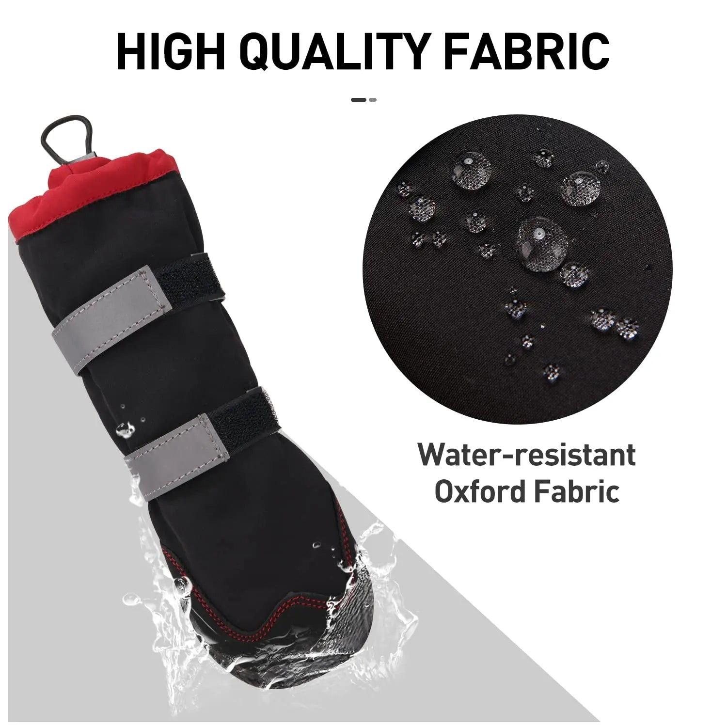 Nonslip Outdoor High Boots For Small Medium Large Dog Winter Dog Snow Boots Waterproof Reflective Paw Protector Pet Snow Booties - Annie Paw WearOutdoor AccessaryAnnie Paw Wear