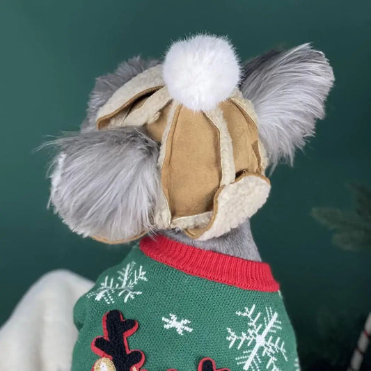 Anniepaw Pet Hat for Winter Stylish Comfortable Winter Dog Hats Soft Texture Vivid Colors Versatile Accessories for Beloved Pet Stylish AnniePaw Wear