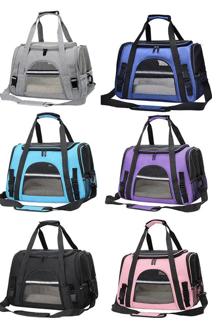 Anniepaw Portable Breathable Cat Dog Carrier Bag with High-Quality Zipper