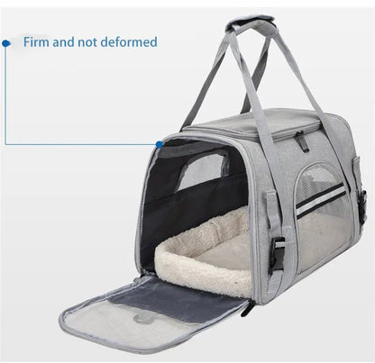 Anniepaw Portable Breathable Cat Dog Carrier Bag with High-Quality Zipper