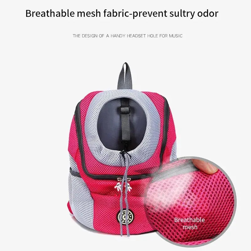 Anniepaw Breathable Portable Dog Backpack Double Shoulder Pet Carrier for Travel AnniePaw Wear
