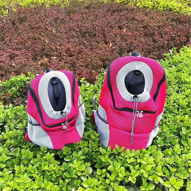 Anniepaw Breathable Portable Dog Backpack Double Shoulder Pet Carrier for Travel AnniePaw Wear
