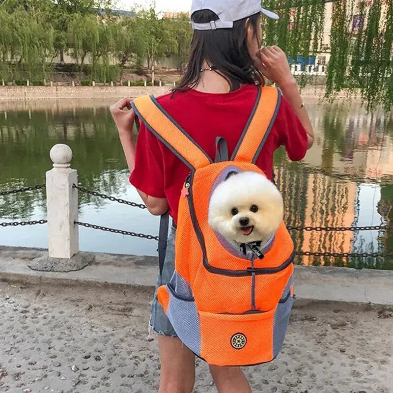 Anniepaw Breathable Portable Dog Backpack Double Shoulder Pet Carrier for Travel AnniePaw Wear