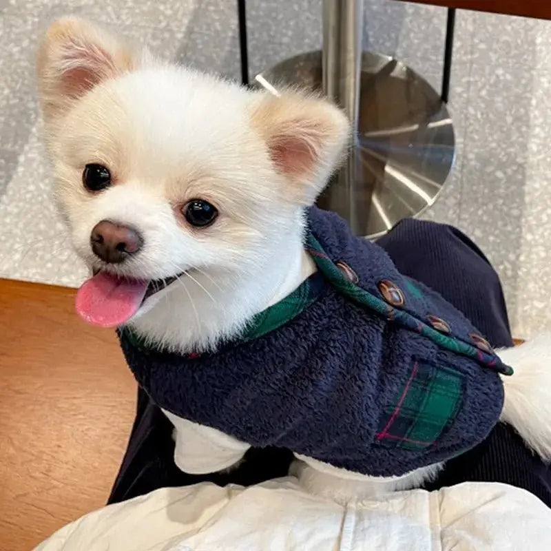 Chaleco Térmico Para Perros Con Cuello Alto – Protege Orejas Y Reduce Ansiedad
