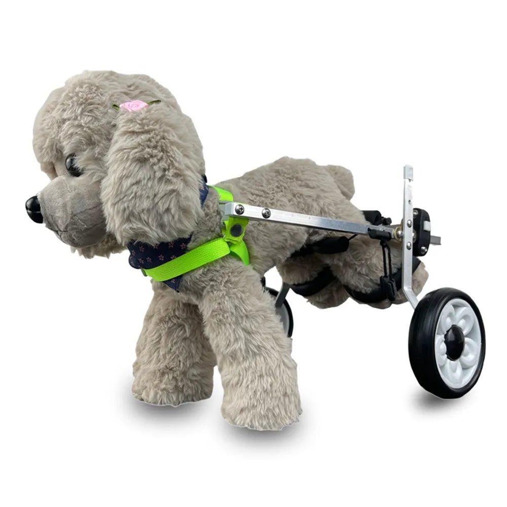 Dog Wheelchair Disability Pet Hind Limb Booster Aluminum Alloy Cart Teddy Golden Hair Hind Leg Assistance Exercise Brace Walker