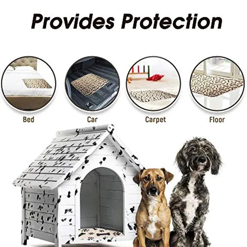 Anniepaw Reusable Fast Absorbing Dog Bed Mats Urine Pee Pad for Training Car Home AnniePaw Wear
