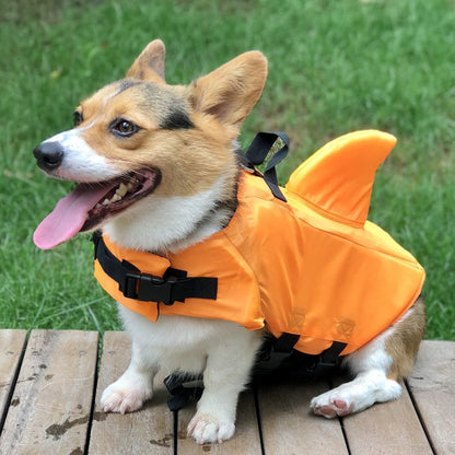 Shark Dog Life Vest: Summer Swimwear Jacket for Small, Medium, and Large Dogs - Annie Paw WearOutdoor WearAnniePaw Wear