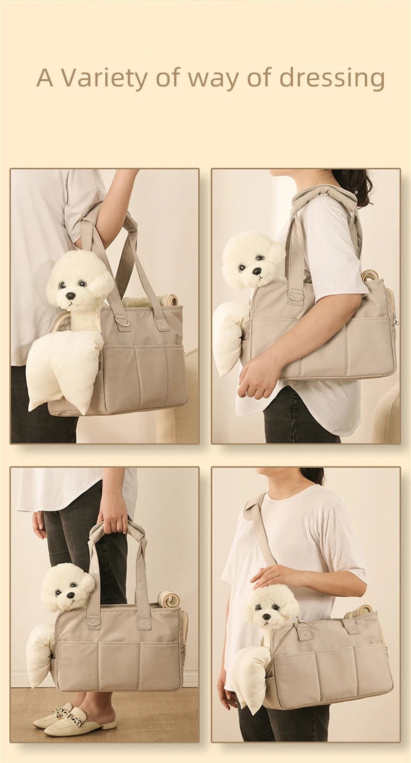 Small Dog Bag Puppy Carrier Bag Carrier for Small Dogs Puppy Shoulder Handbag Puppy Pet Carrying for Chihuahua Dog Walking Bags - Annie Paw WearOutdoor AccessaryAnnie Paw Wear