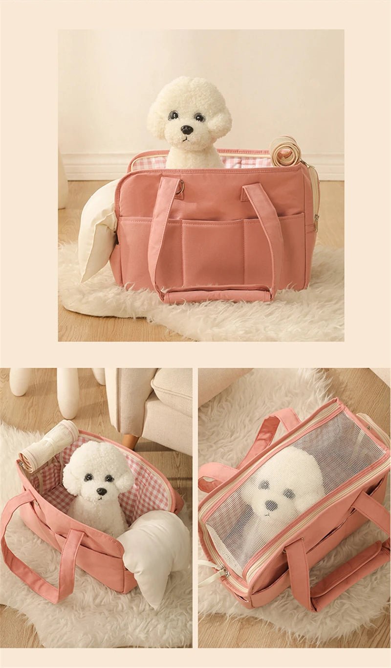 Small Dog Bag Puppy Carrier Bag Carrier for Small Dogs Puppy Shoulder Handbag Puppy Pet Carrying for Chihuahua Dog Walking Bags - Annie Paw WearOutdoor AccessaryAnnie Paw Wear