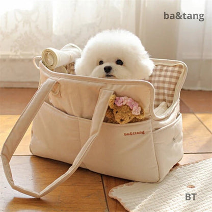 Dog shoulder carrier bag best sale