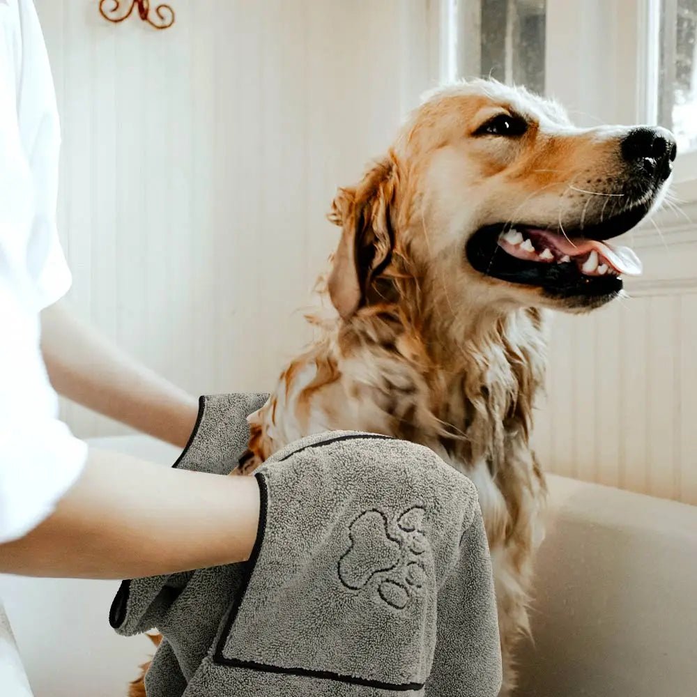 Super Absorbent Big Puppy Pet Dog Towel Bathrobe Bath Towels Quick-Drying Cat Bath Towel Bath Supplies Dog Towel Microfiber - Annie Paw WearHome Dog AccessoriesAnnie Paw Wear