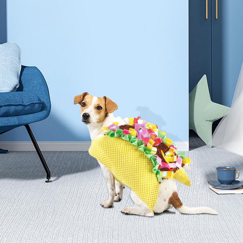 Taco Halloween Pet Costume: Funny Dog & Kitten Cosplay Apparel with Photo Props - Annie Paw WearcostumesAnniePaw Wear