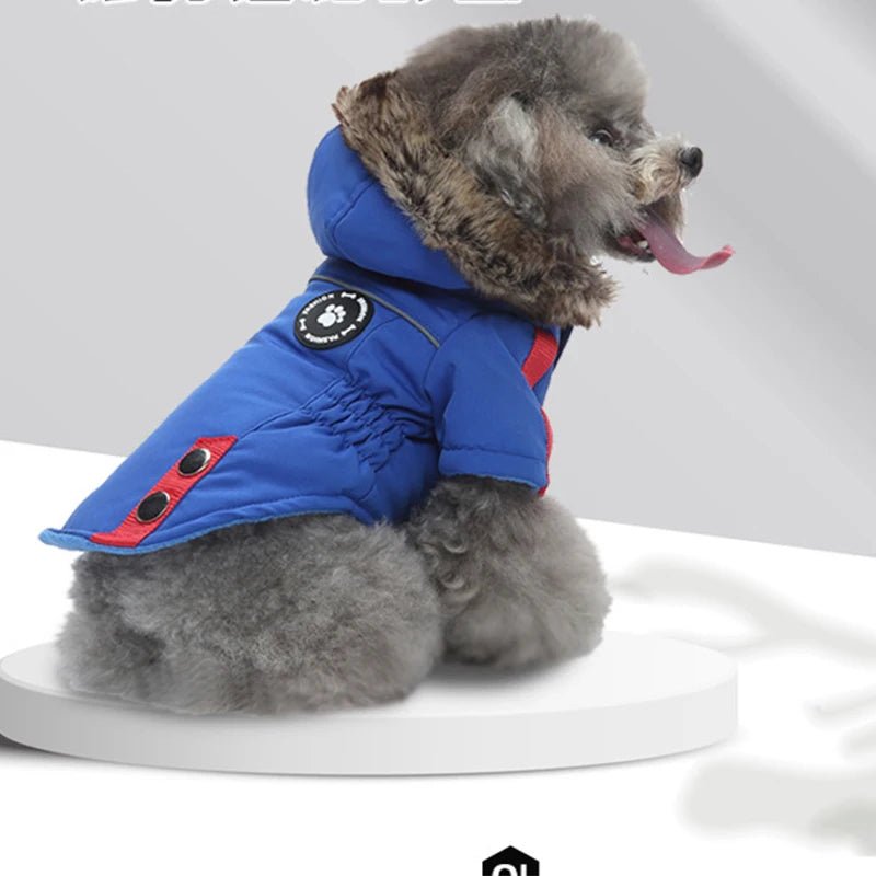 Warm Dog Jacket Pet Dog Clothes Coat Hooded Waterproof Dogs Winter Clothing For Small Medium Large Dogs Ropa Perro - Annie Paw WearWinter OutwearAnnie Paw Wear