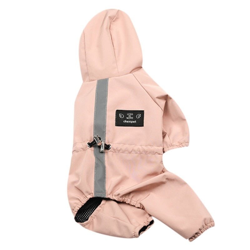 Waterproof Dog Raincoat: Reflective Hooded Jumpsuit Jacket for Pets - Annie Paw WearRaincoatAnniePaw Wear