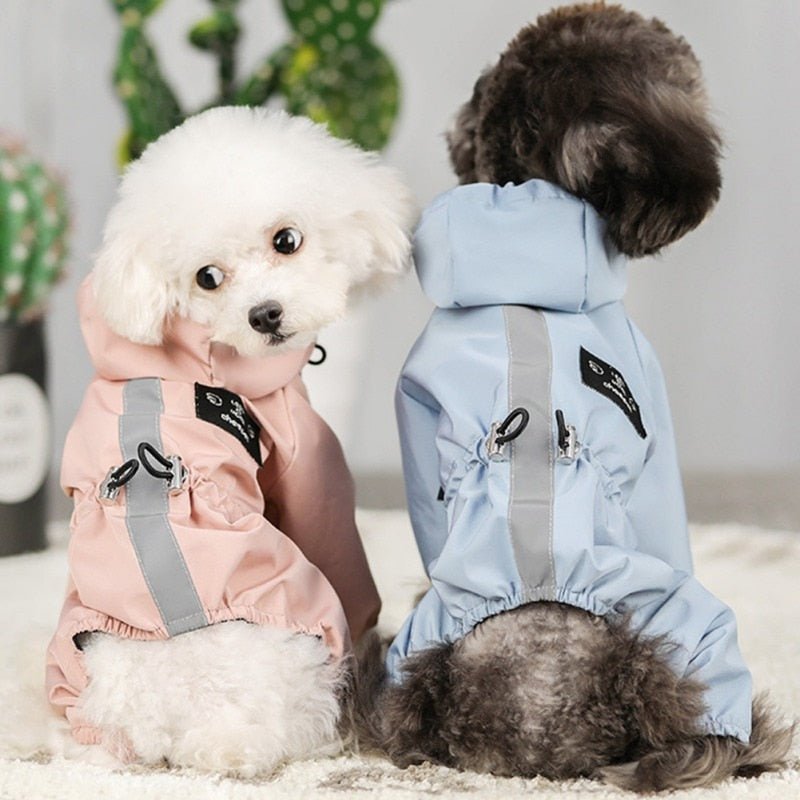 Waterproof Dog Raincoat: Reflective Hooded Jumpsuit Jacket for Pets - Annie Paw WearRaincoatAnniePaw Wear