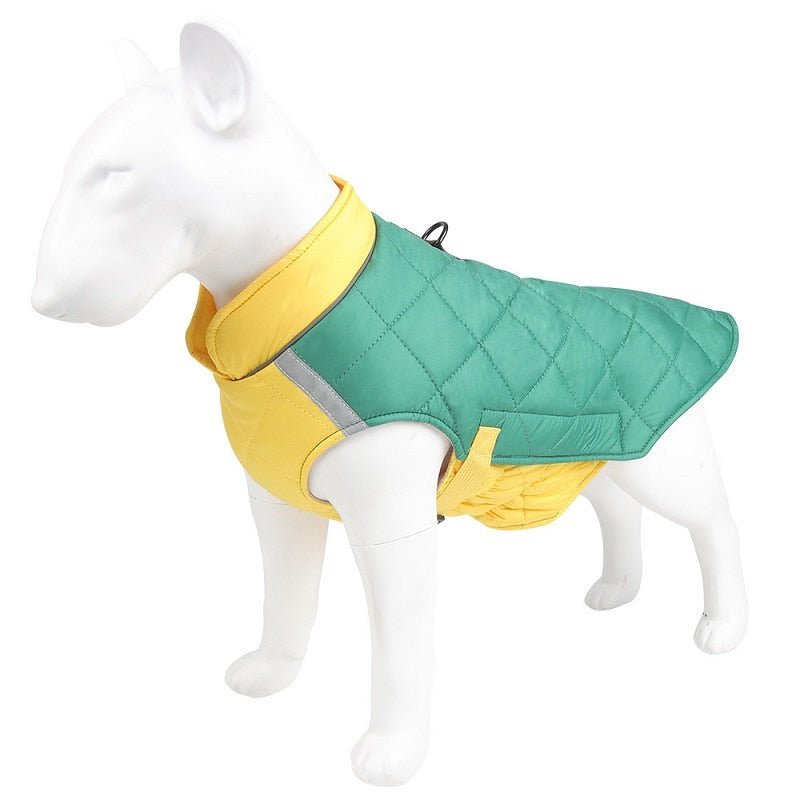 Waterproof Winter Dog Vest Jacket for Small to Large Dogs Warm Padded Coat for French Bulldog - Annie Paw WearWinter OutwearAnniePaw Wear