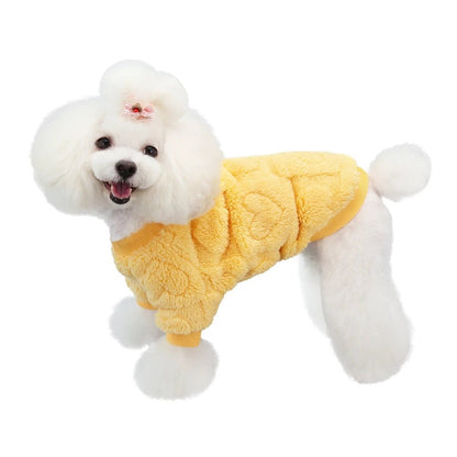 Winter Dog Sweater for Small Dogs Plush Warm Dog Clothes Soft Puppy Coat Jacket Chihuahua Teddy Puppy Clothes Dog Outfits - Annie Paw WearWinter OutwearAnnie Paw Wear