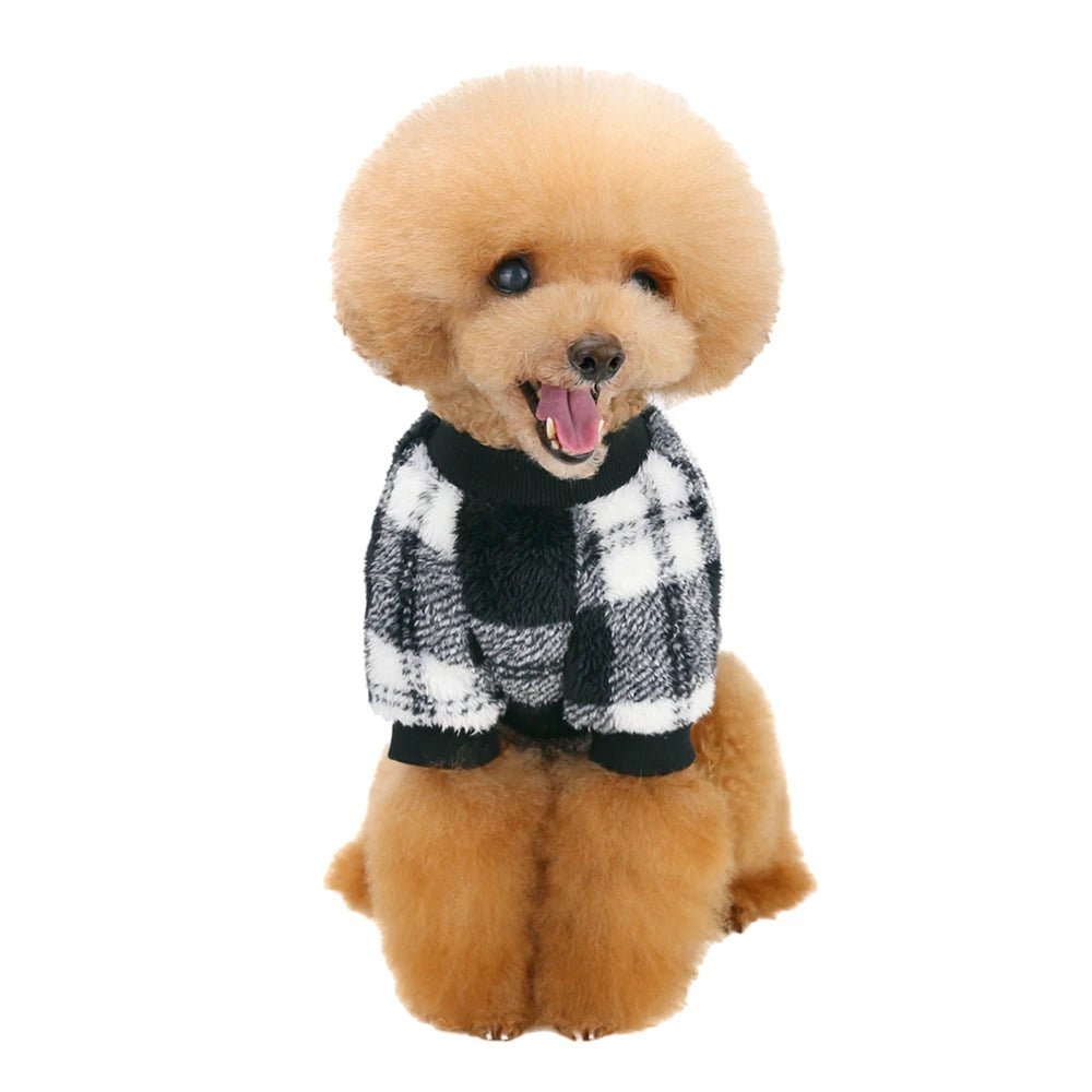 Winter Dog Sweater for Small Dogs Plush Warm Dog Clothes Soft Puppy Coat Jacket Chihuahua Teddy Puppy Clothes Dog Outfits - Annie Paw WearWinter OutwearAnnie Paw Wear