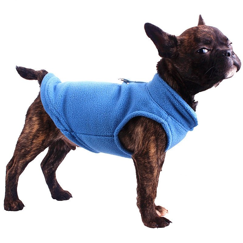 Winter Fleece Dog Jacket for Small Dogs Chihuahua Yorkie French Bulldog Pug Kitten - Annie Paw WearWinter OutwearAnniePaw Wear