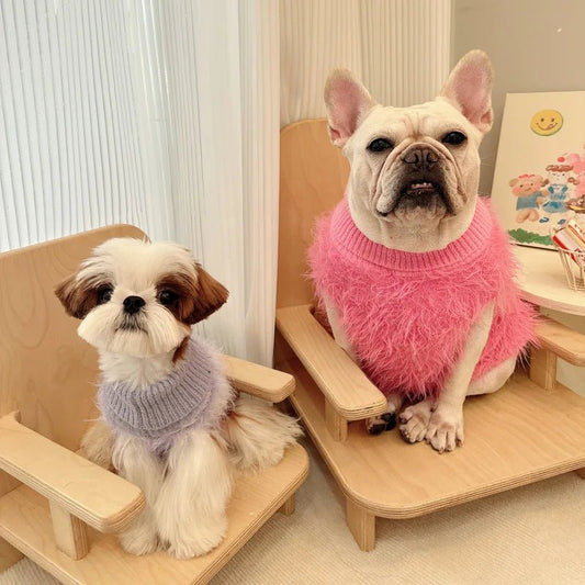 Winter Pet Clothes Luxury Soft Fur Sweater for Small Dogs XS Puppy Chihuahua French Bulldog Monos para perros - Annie Paw WearWinter OutwearAnnie Paw Wear