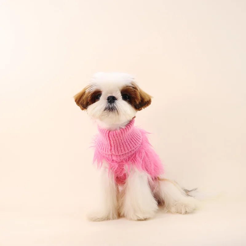 Winter Pet Clothes Luxury Soft Fur Sweater for Small Dogs XS Puppy Chihuahua French Bulldog Monos para perros - Annie Paw WearWinter OutwearAnnie Paw Wear