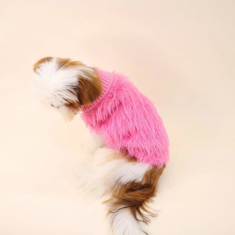 Winter Pet Clothes Luxury Soft Fur Sweater for Small Dogs XS Puppy Chihuahua French Bulldog Monos para perros - Annie Paw WearWinter OutwearAnnie Paw Wear