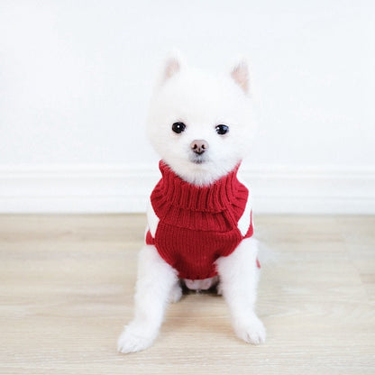 Winter Warm Dog Sweater Soft Woolly Coat for Small Dogs Chihuahua Puppy Cat Vest Jacket - Annie Paw WearWinter OutwearAnniePaw Wear