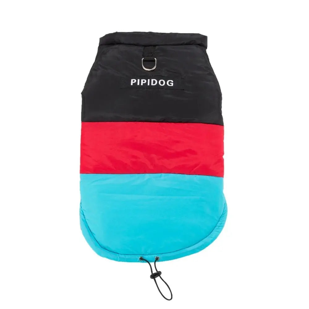 Winter Windproof Dog Down Jacket Color-Blocked Warm Coat for Small Dogs Chihuahua Clothing - Annie Paw WearWinter OutwearAnniePaw Wear