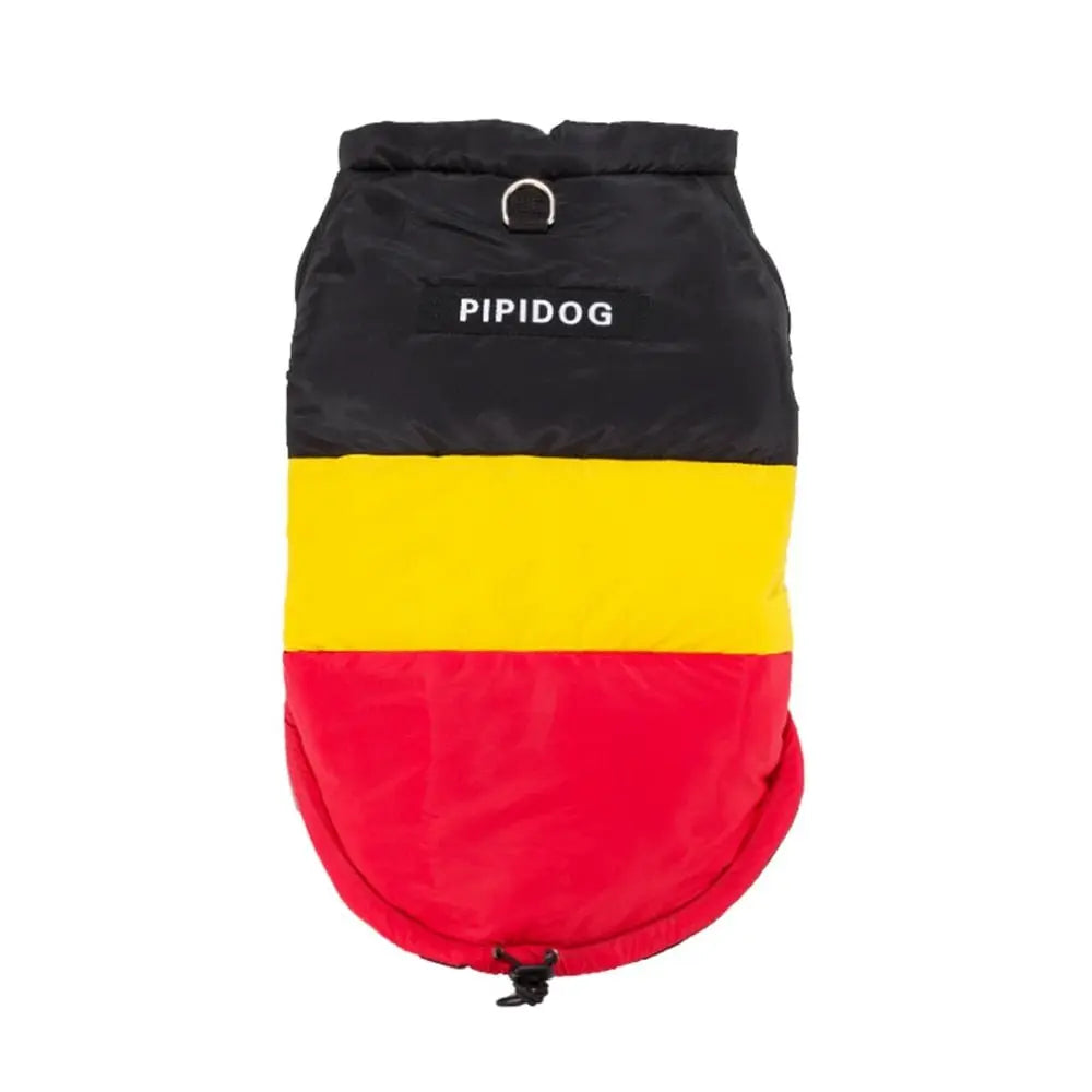 Winter Windproof Dog Down Jacket Color-Blocked Warm Coat for Small Dogs Chihuahua Clothing - Annie Paw WearWinter OutwearAnniePaw Wear